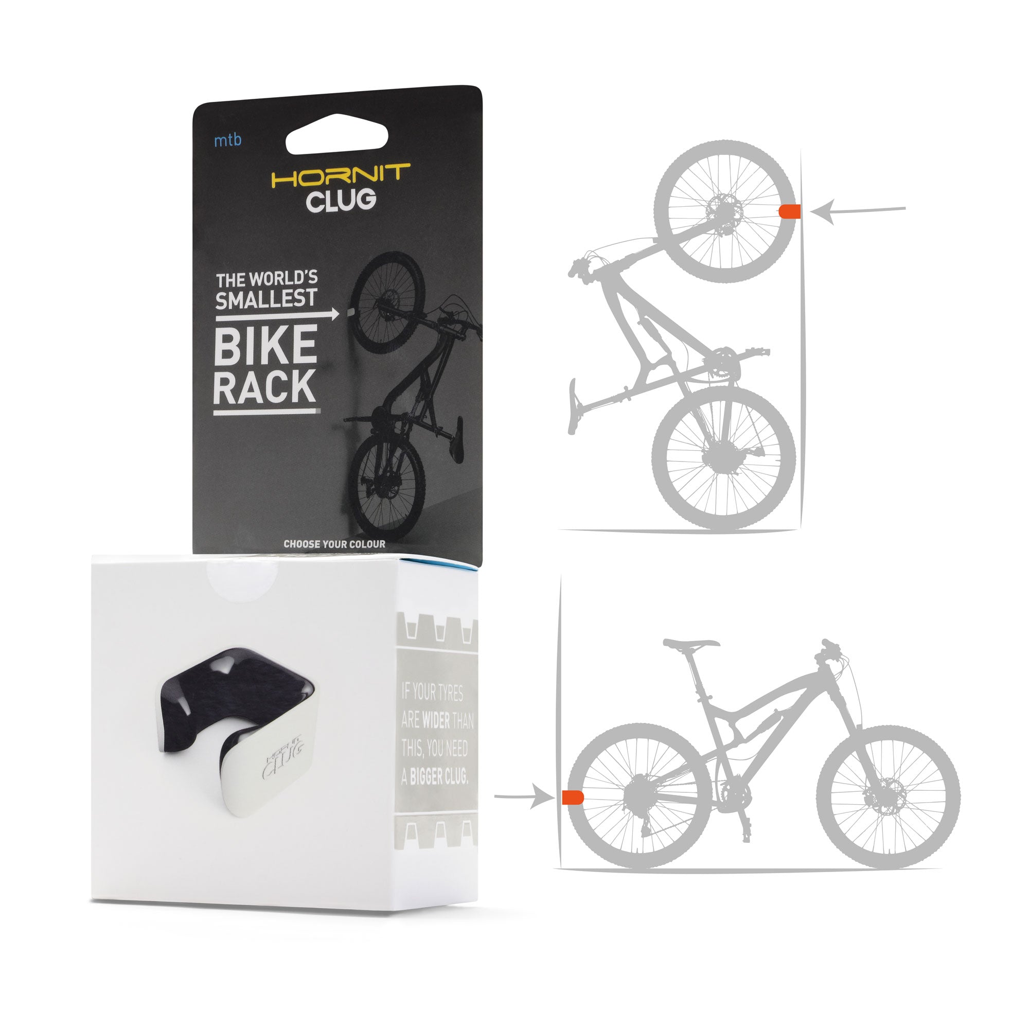 CLUG plus The World's Smallest Bike Rack Hornit – Hornit UK