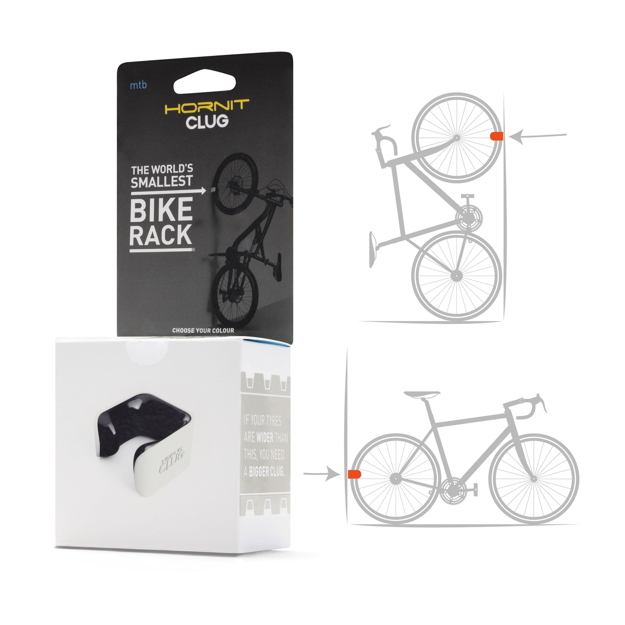 CLUG roadie The World's Smallest Bike Rack Hornit – Hornit UK