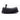 Black bicycle inner tube with valve on a white background