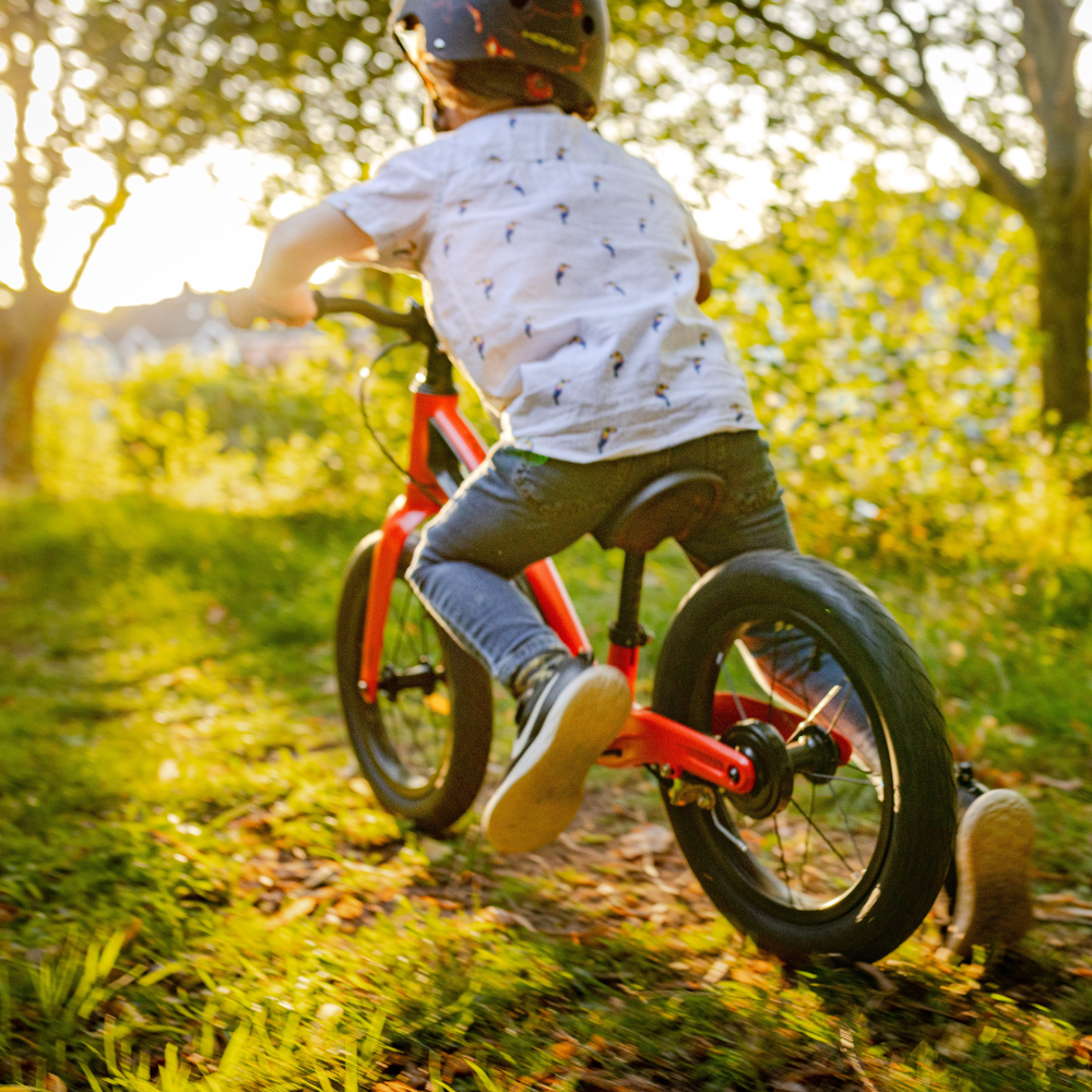 Balance bike with air tyres on sale