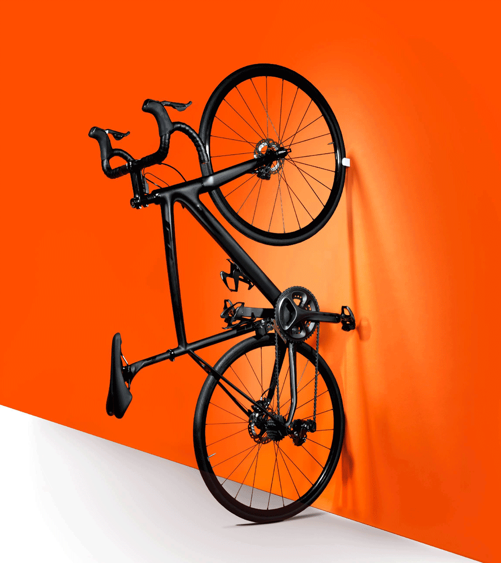 Bike clip wall best sale mount