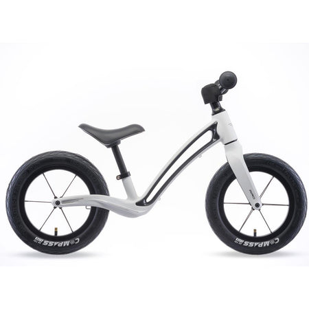 AIRO 12 Orca White Award Winning Balance Bike for Kids Hornit